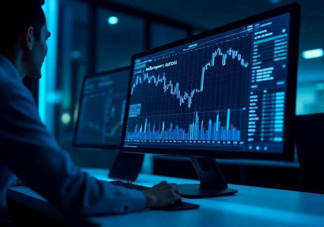 IndigoFlow Terminal Dashboard displaying real-time market data and custom charting